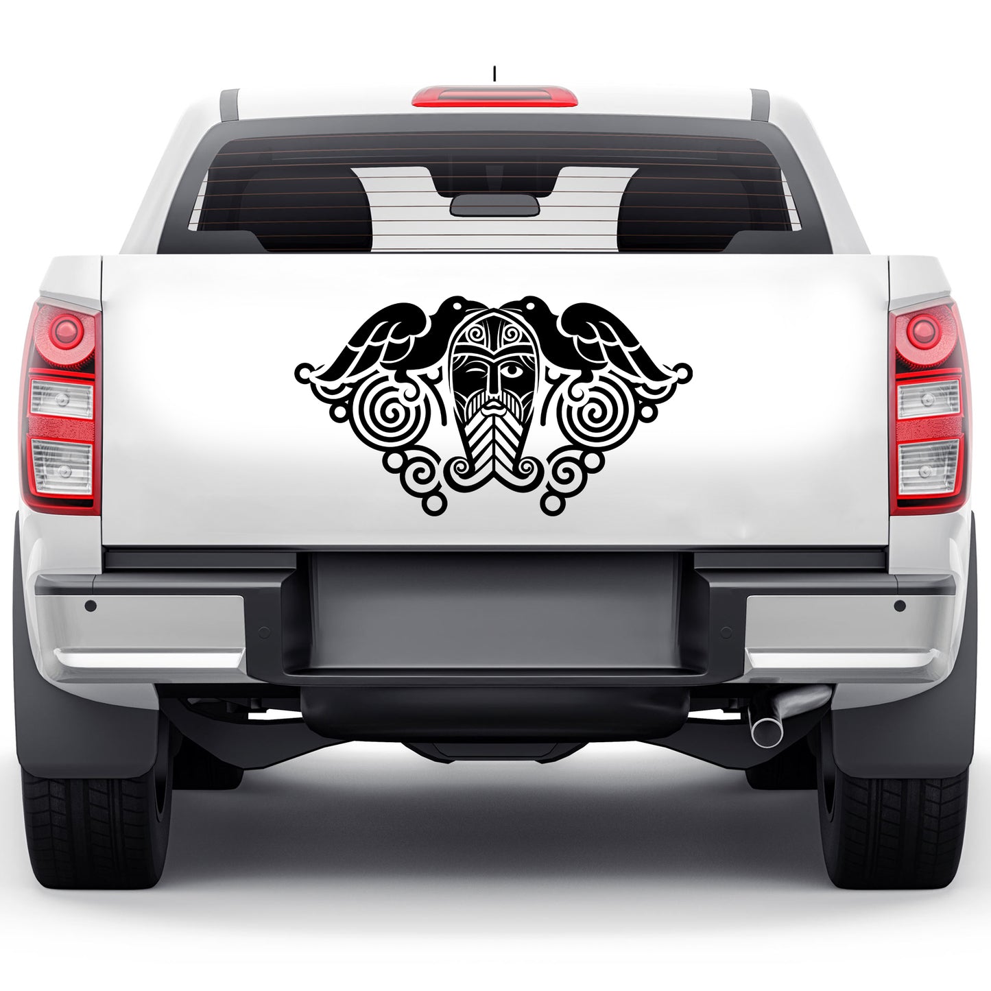 Odin #2 Norse Viking God Emblem | Waterproof Vinyl Decal Sticker | 55cm X 30cm