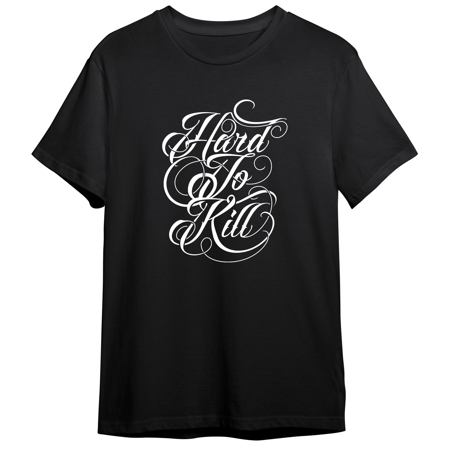 Hard To Kill Typography Design 100% Cotton Premium Unisex T-shirt Tee