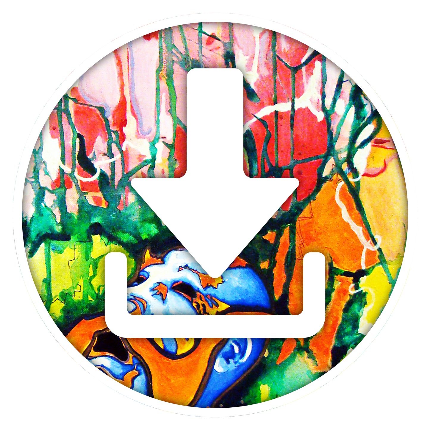 'Transmutation' Acrylic Paint On Canvas | One-Off Art Piece | 50cmX41cm