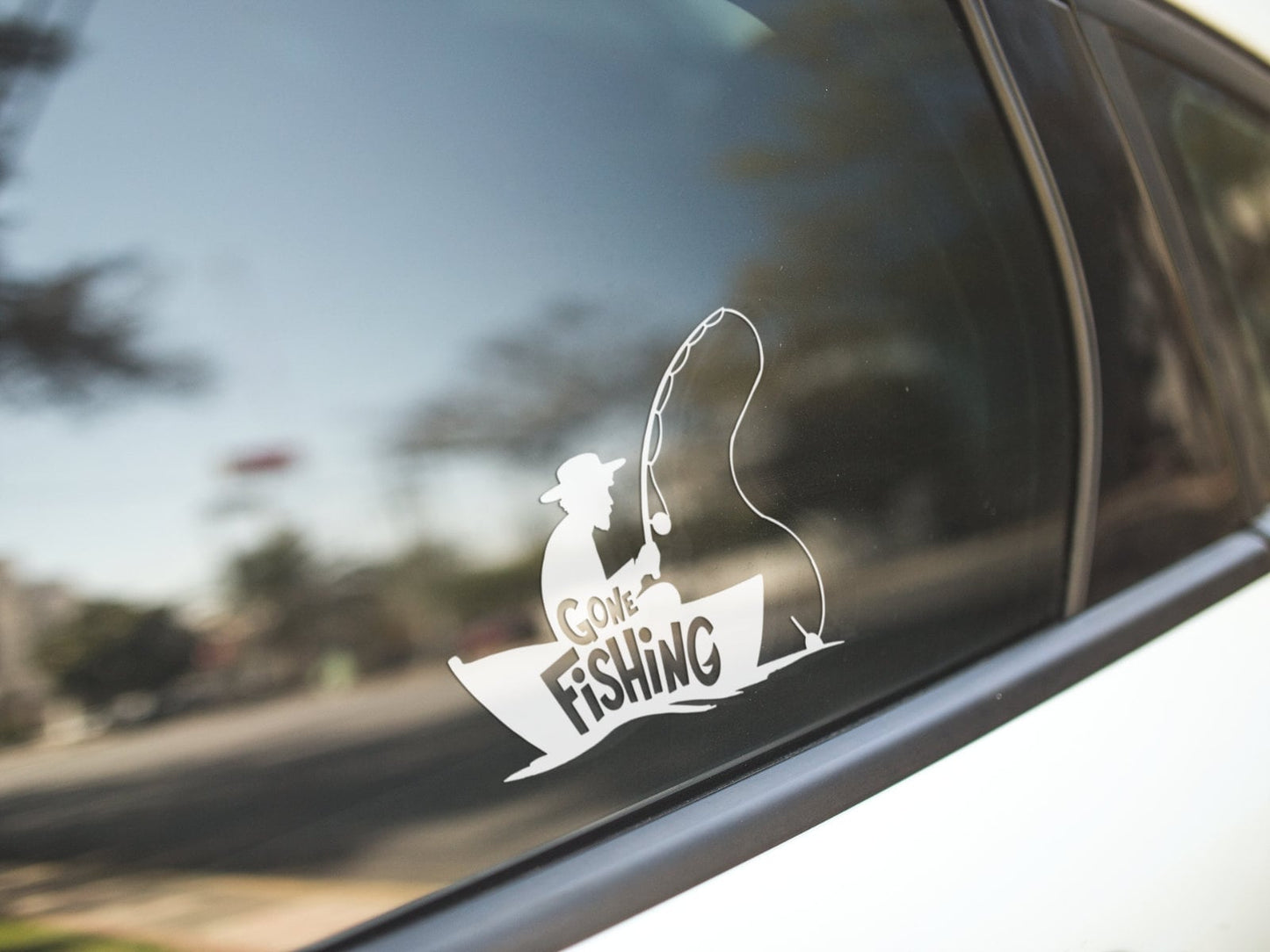 Gone Fishing | Waterproof Vinyl Decal Sticker