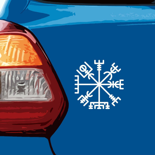 vikings vegvisir compass rune decal sticker by buy custom things