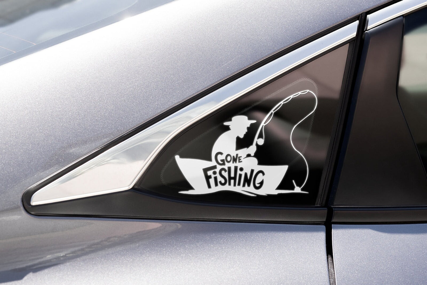 Gone Fishing | Waterproof Vinyl Decal Sticker
