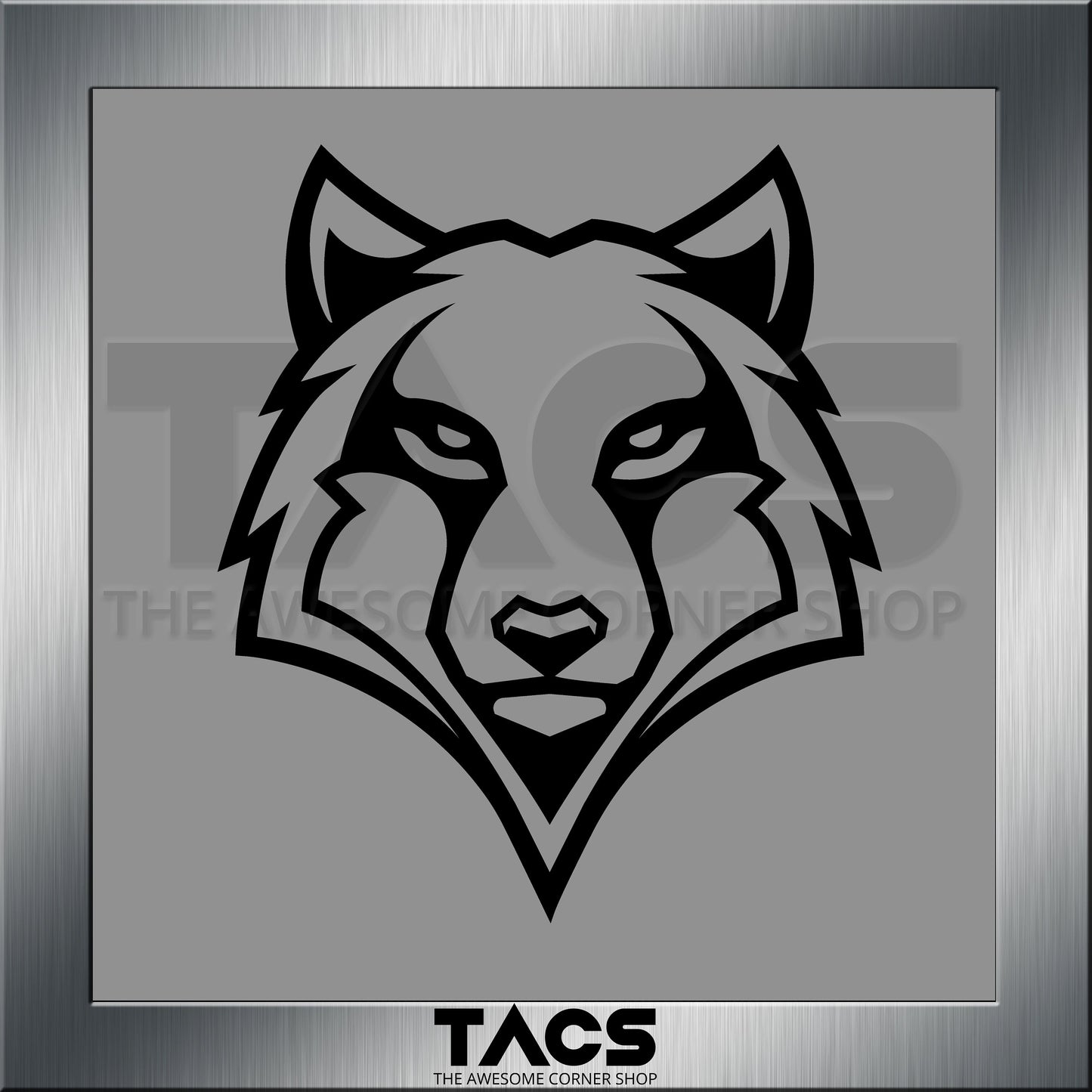 Wolf Face | Waterproof Vinyl Decal Sticker