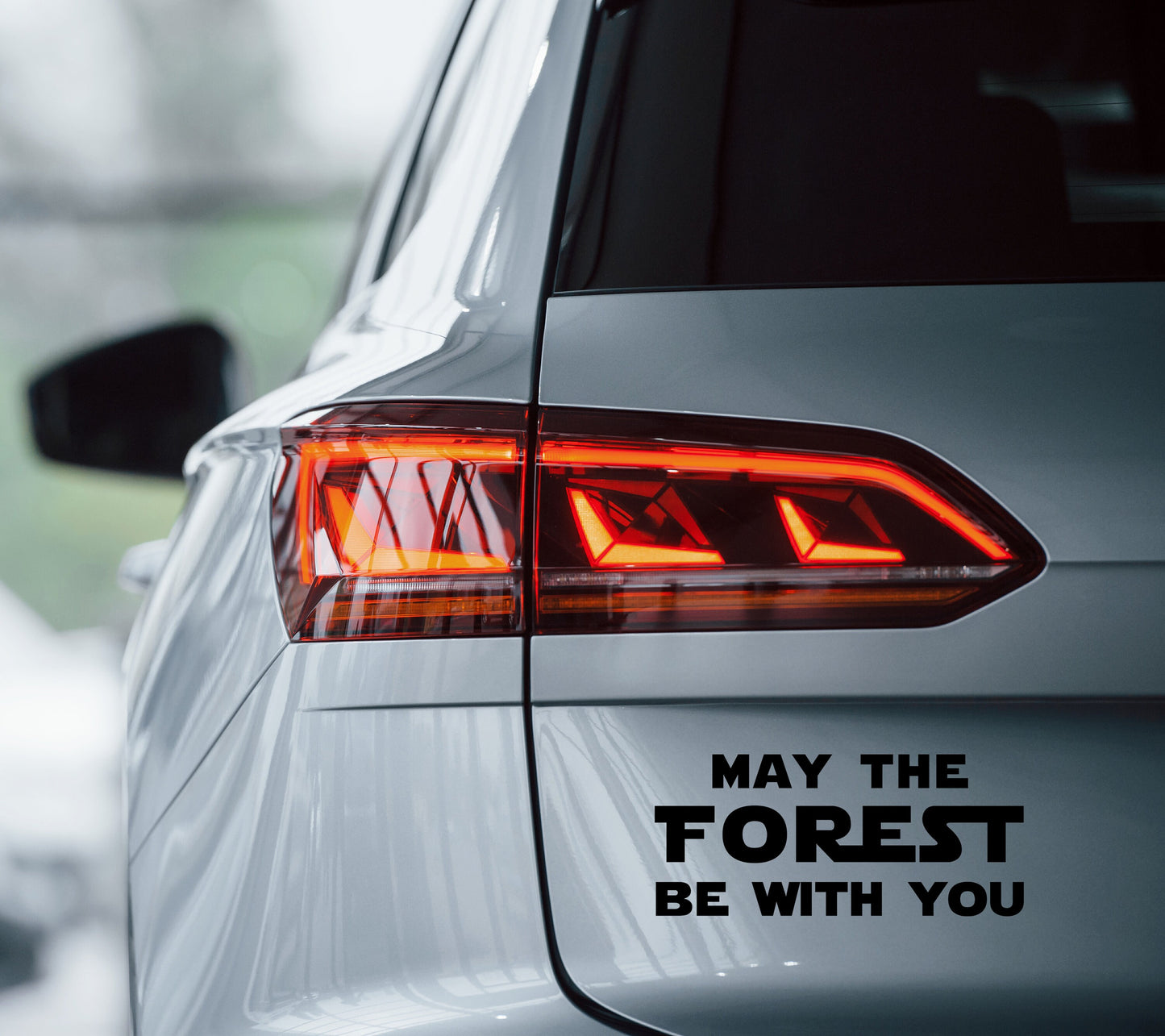 May The Forest Be With You | Waterproof Vinyl Decal Sticker