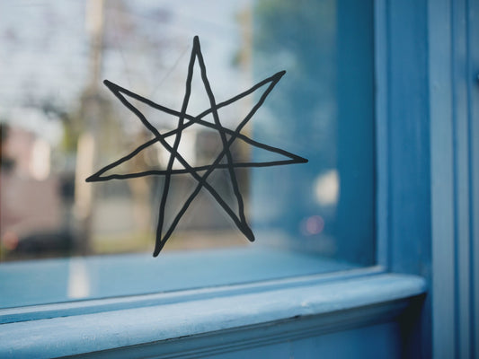 Witchcraft Septagram Elven Star Symbol | Waterproof Vinyl Decal Sticker