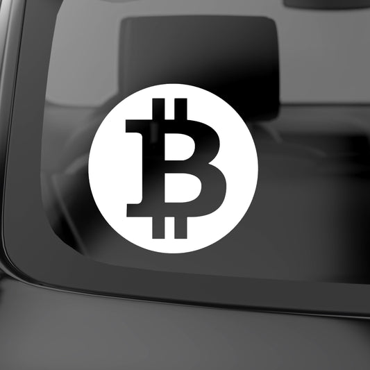 Bitcoin Crypto Currency Symbol | Waterproof Vinyl decal Sticker