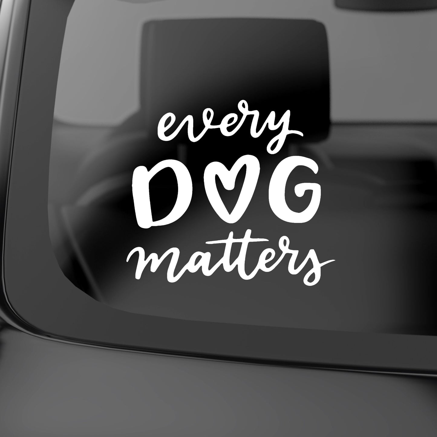 every dog matters decal sticker