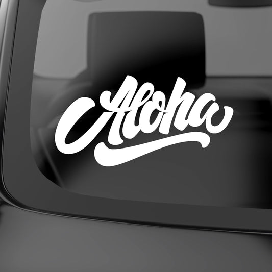 Aloha Hawaiian Greeting | Waterproof Vinyl Decal sticker