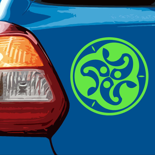 Celtic Shield Knot Viking Pagan Symbol | Waterproof Vinyl Decal Sticker | 10cm