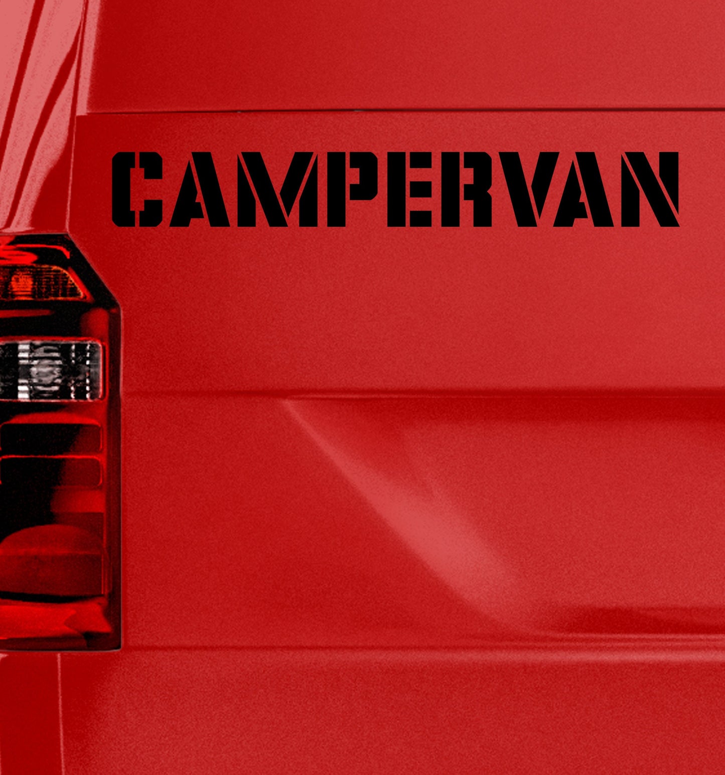 Campervan Camper Van Army Stencil | Waterproof Vinyl Decal