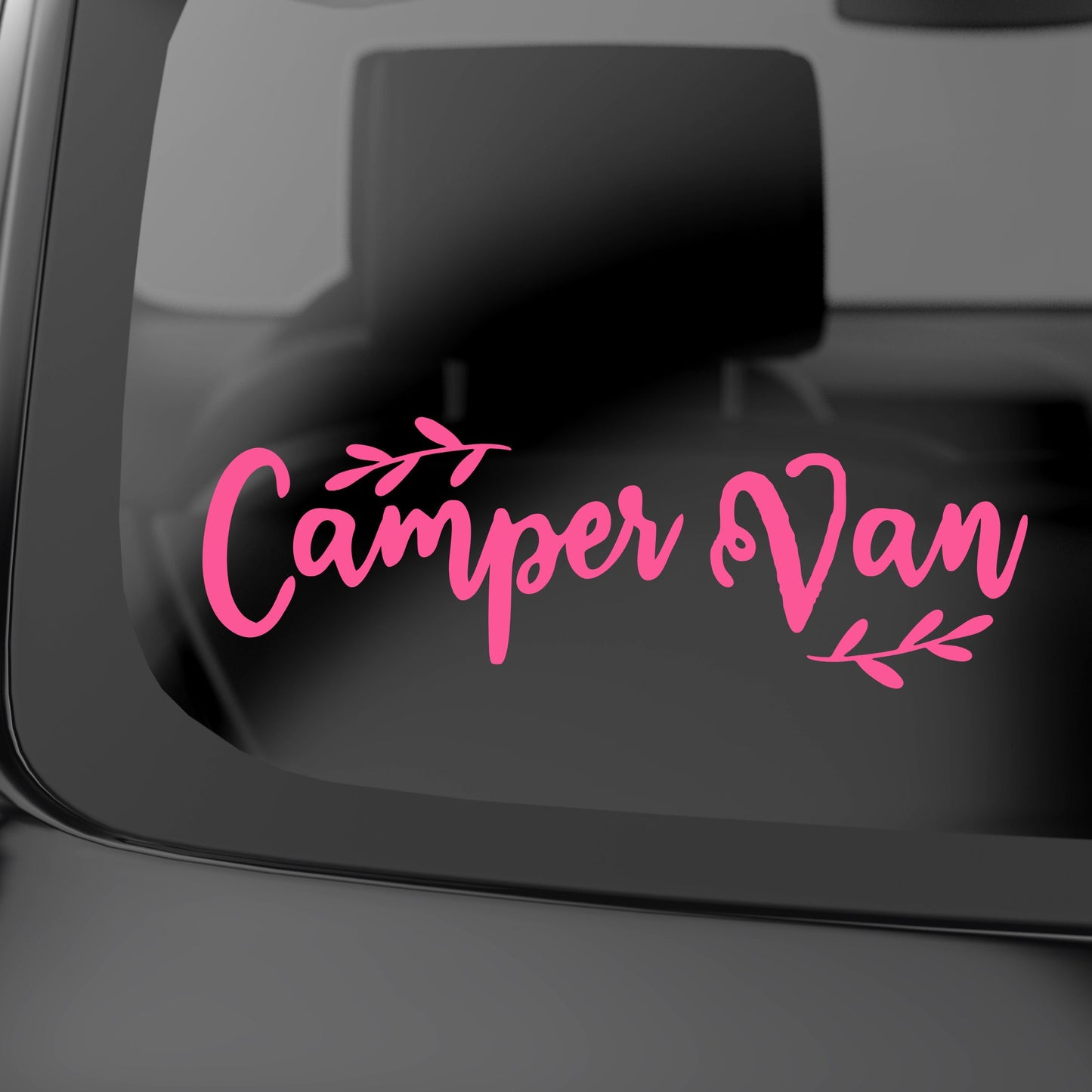Boho Hand Writing Style Campervan Camper Van | Waterproof Vinyl Decal Sticker