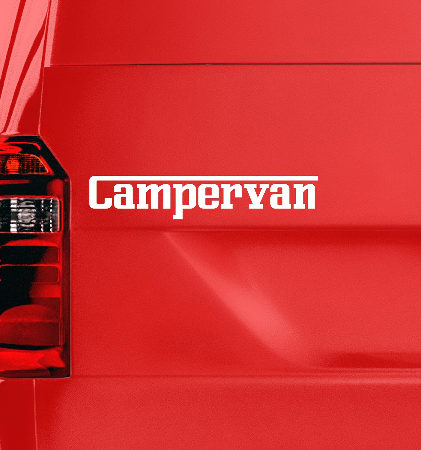 Campervan Camper van Ferrari Style | Waterproof Vinyl Decal Sticker