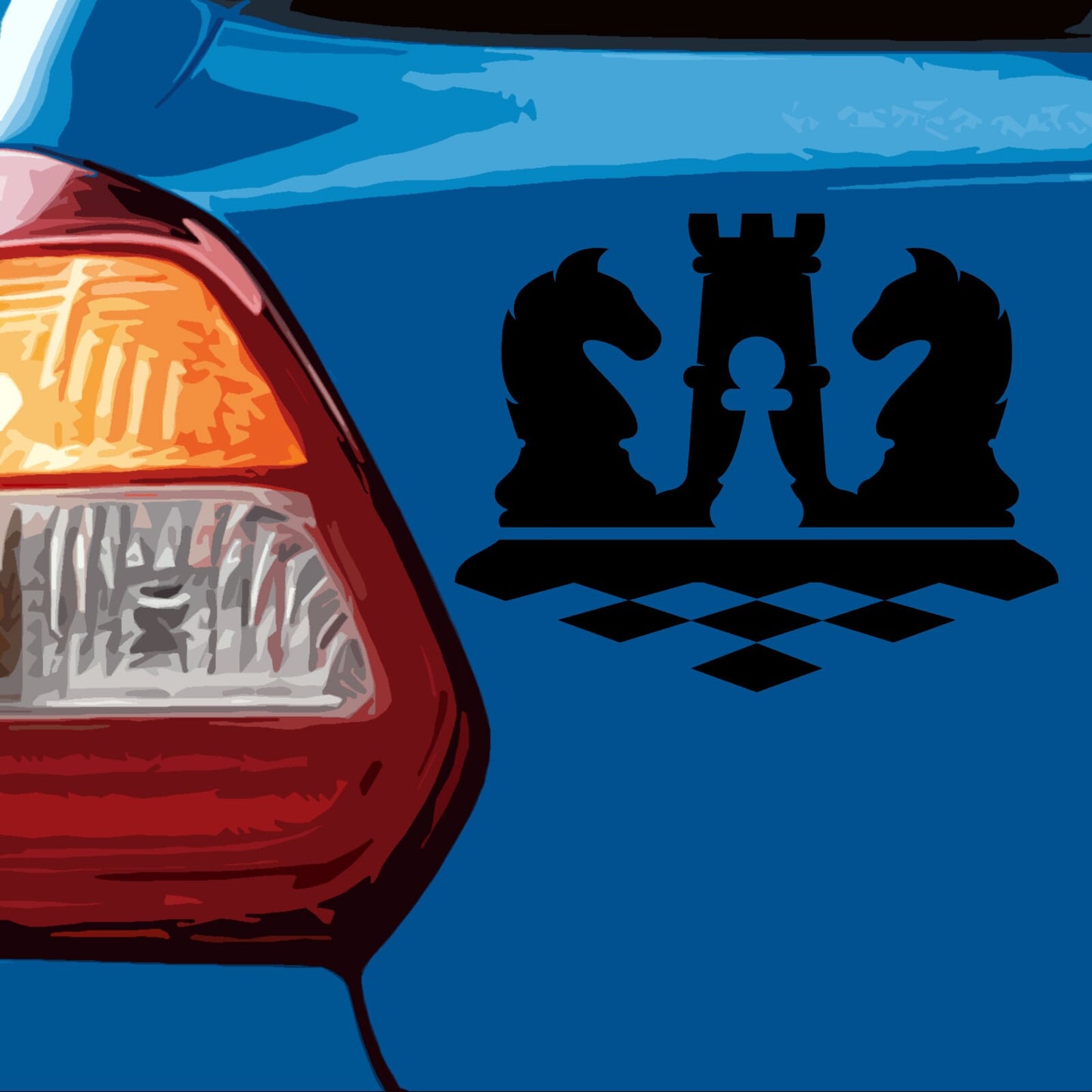 Chess Pieces | Waterproof Vinyl Decal Stickers