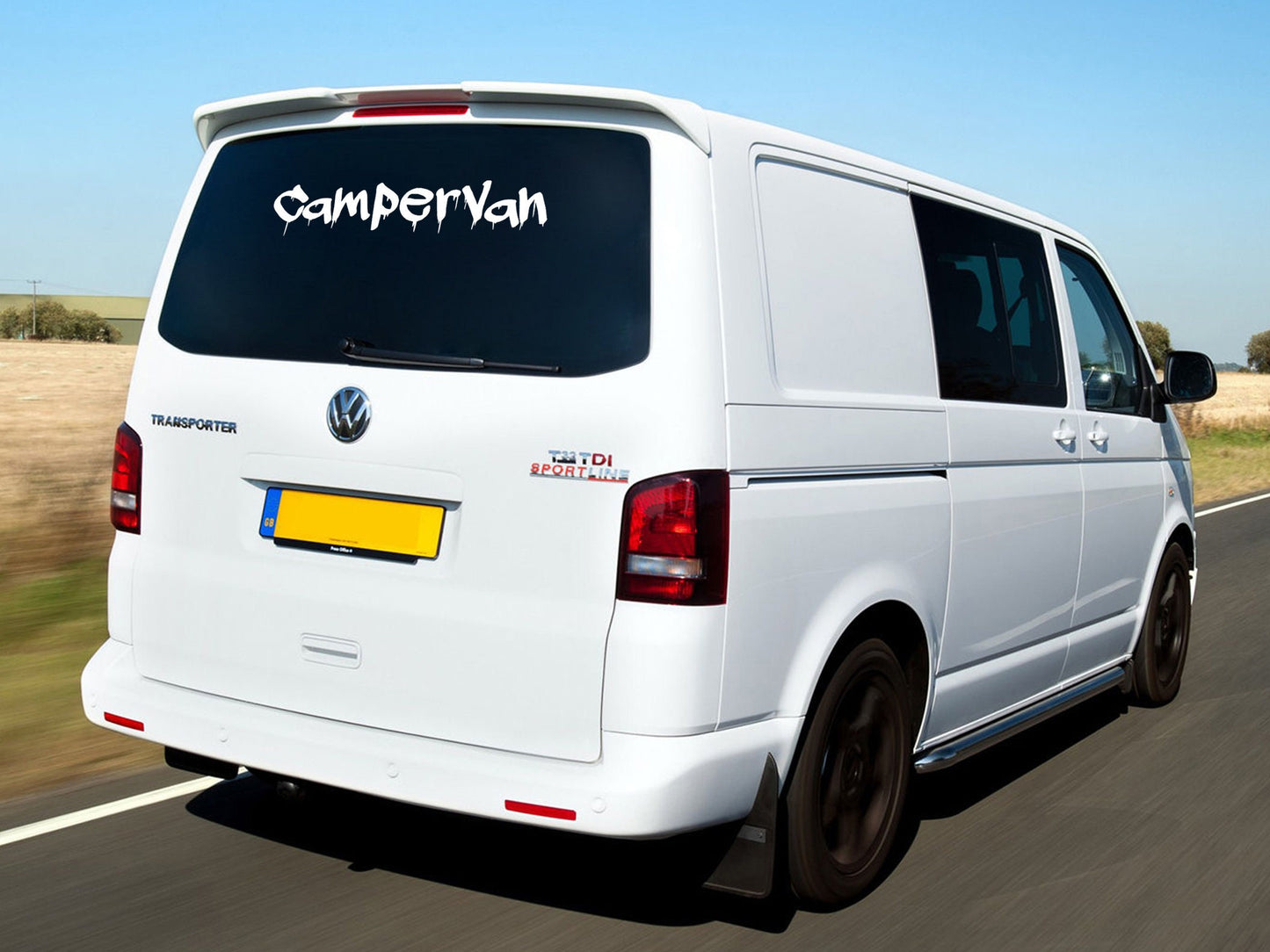 Dripping Paint Effect Campervan Camper Van | Waterproof Vinyl Decal Sticker