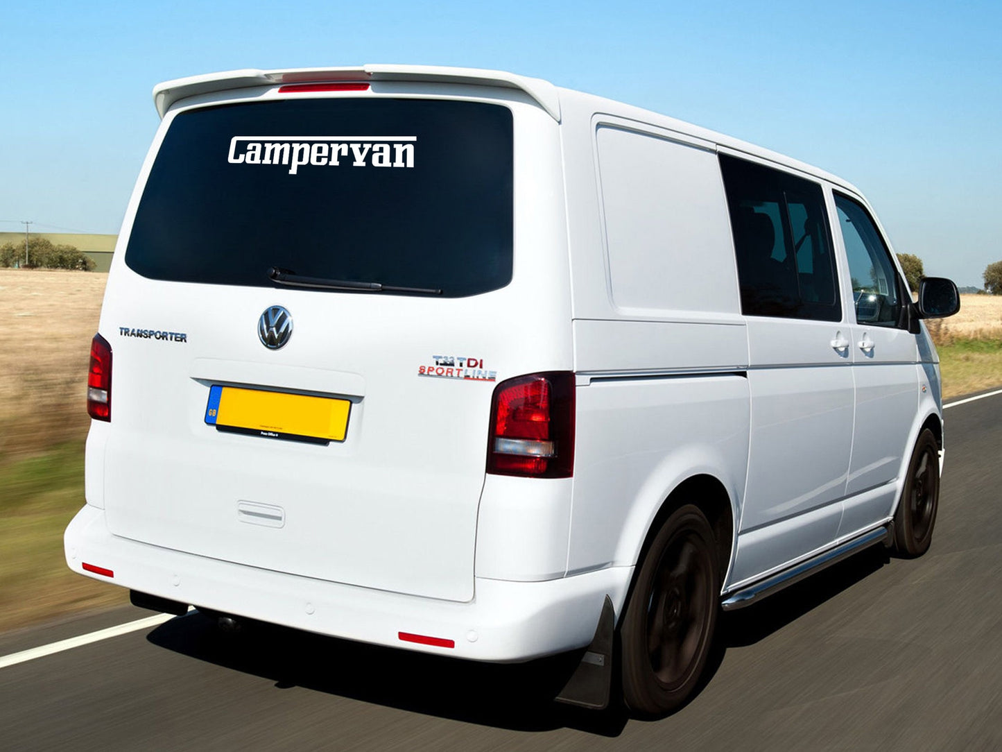 Campervan Camper van Ferrari Style | Waterproof Vinyl Decal Sticker
