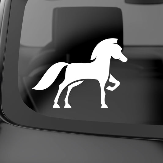 Horse Silhouette | Waterproof vinyl Decal Sticker | 10cm