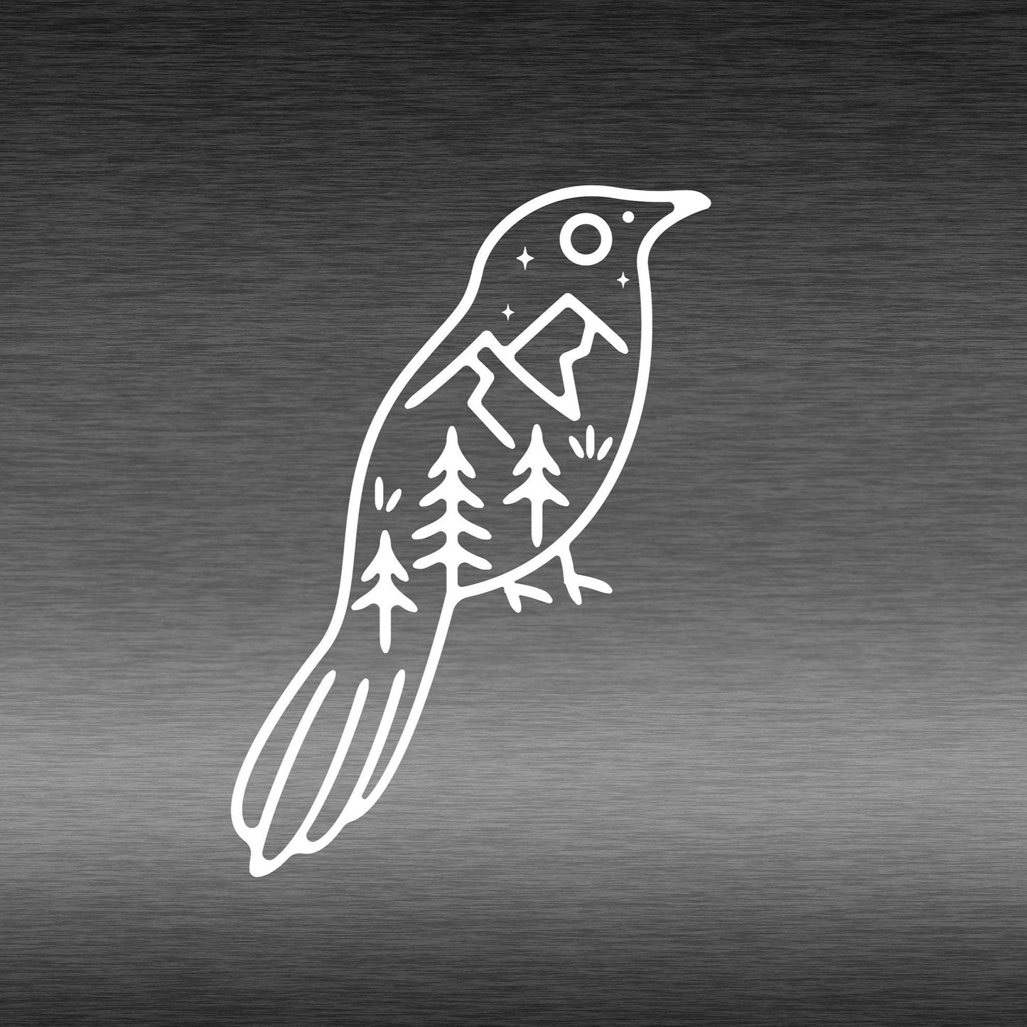 Large Viking Nature Raven | Waterproof Vinyl Decal Sticker | 50cm x 73cm