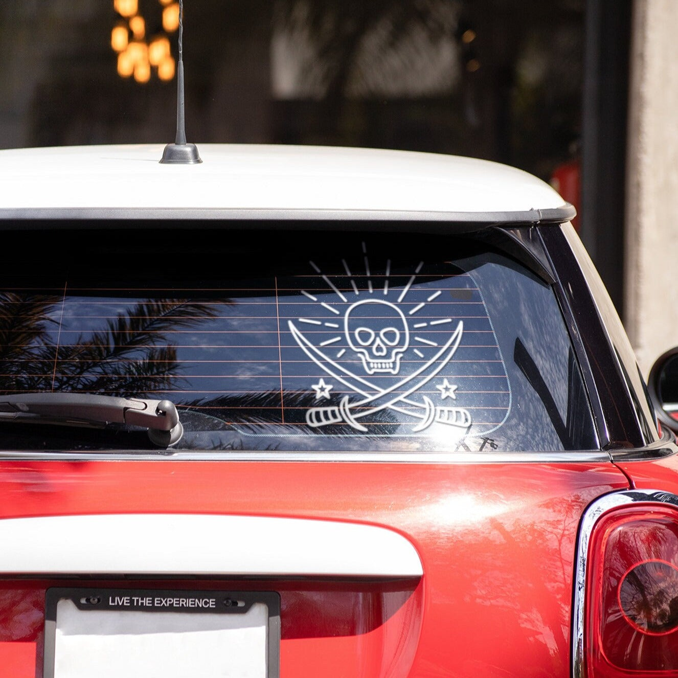 Jolly Roger Skull And Swords | Waterproof Vinyl Decal Sticker | 55cmX50cm