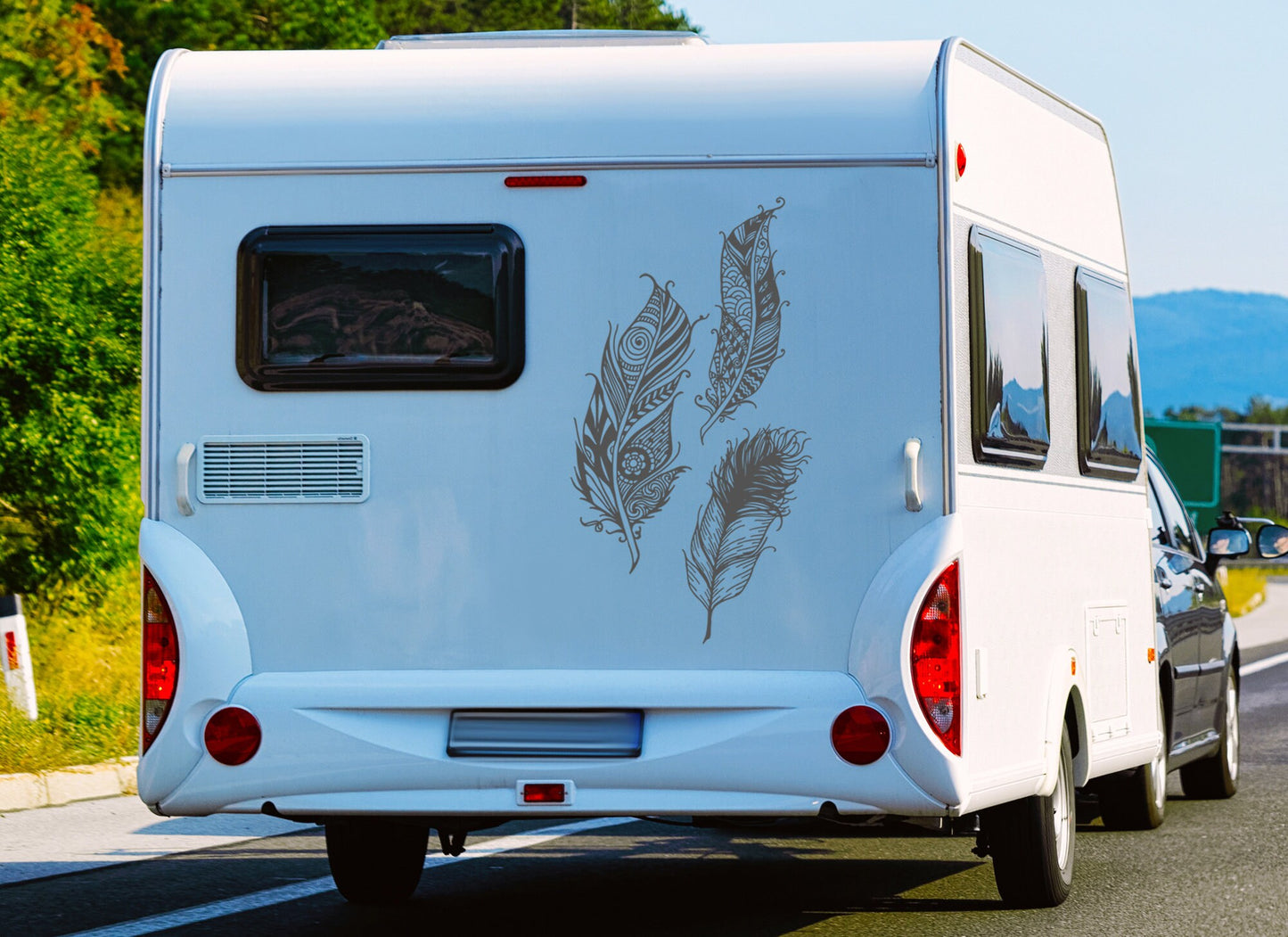 large boho style weatherproof vinyl decal sticker.