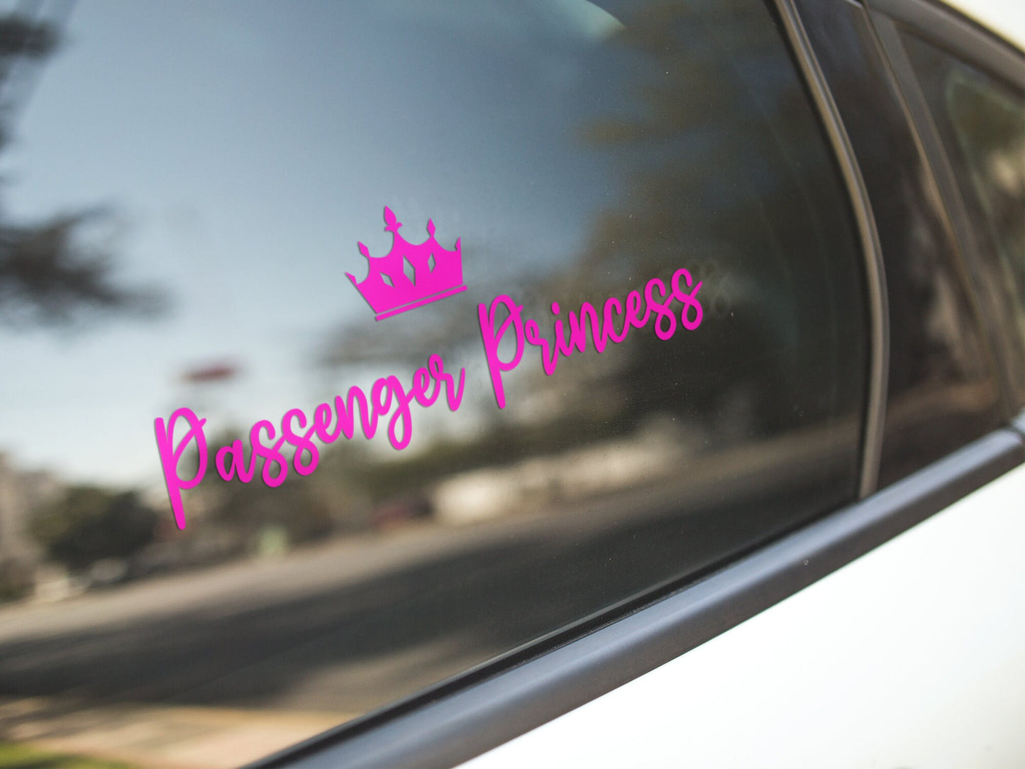 Passenger Princess With Crown | Waterproof Vinyl Decal Sticker