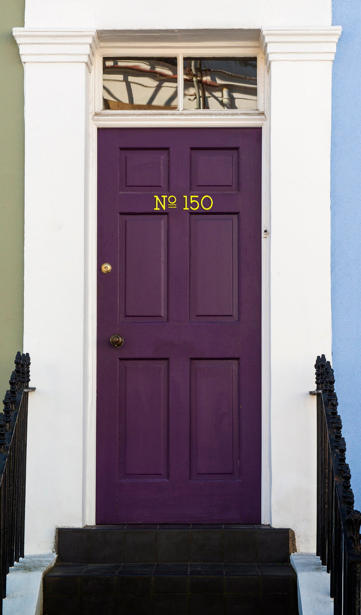 classic font house/business door number vinyl decal sticker