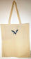 Golden Eagle Bird of Prey in Blue and Green Embroidered Tote Shopping/Gym/work Bag | ONE-OFF