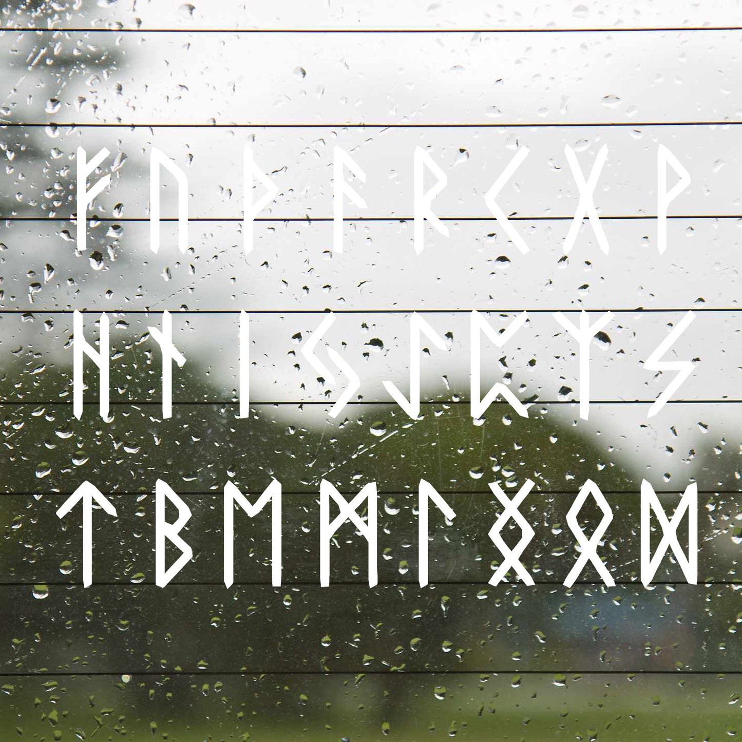 viking runes decal stickers from buy custom things