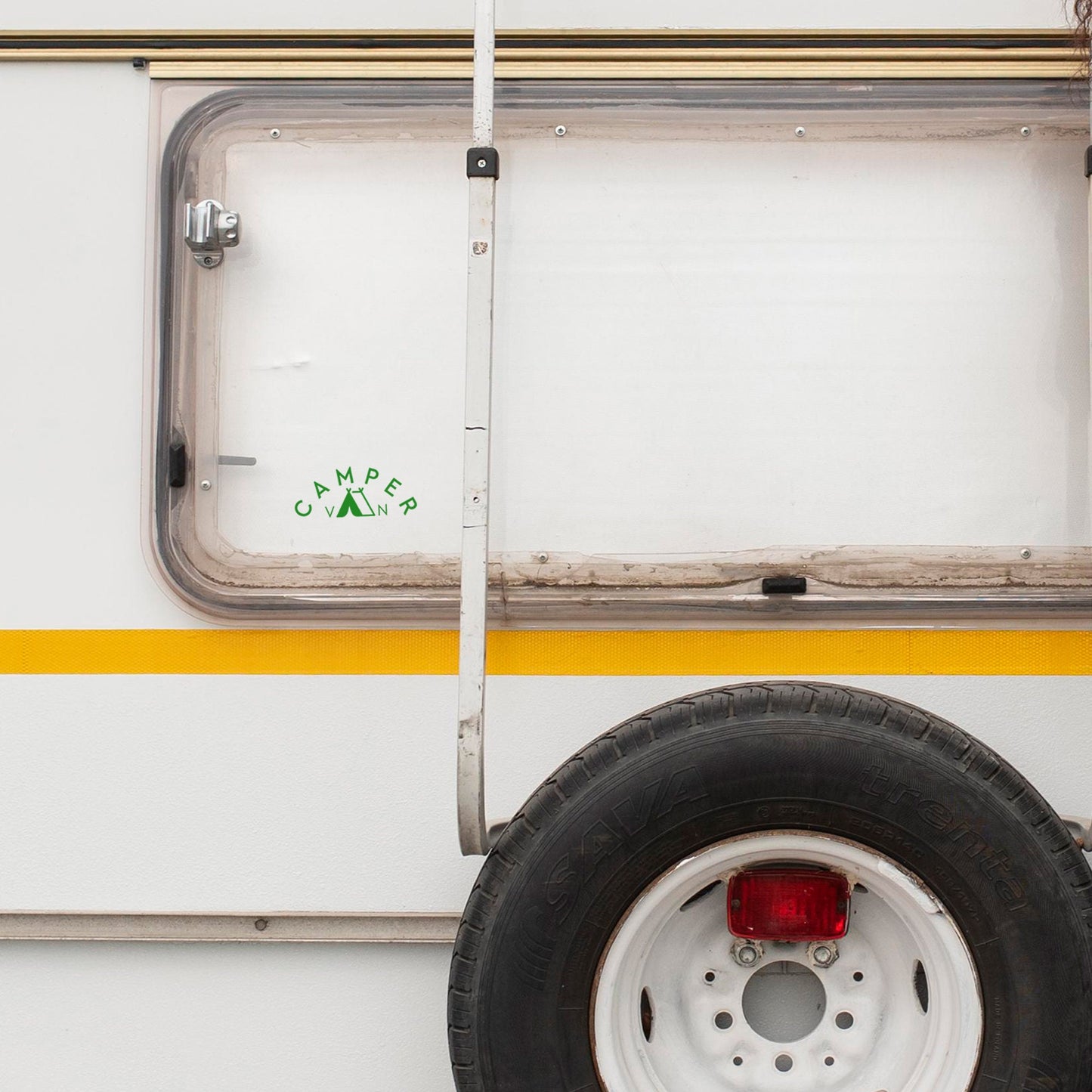 Campervan Camper Van Logo Style | Waterproof Vinyl Decal Sticker