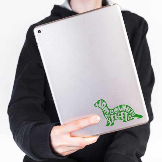 Home Is where My ferret Is | Waterproof Vinyl Decal Sticker