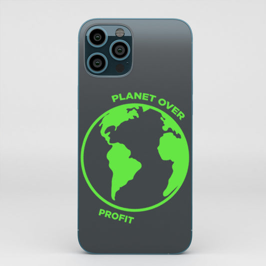 Planet Over Profit | Waterproof Vinyl Decal Sticker
