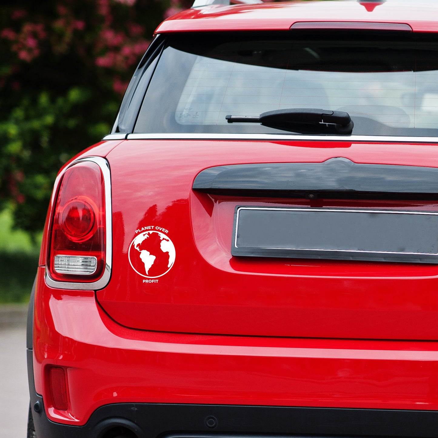 Planet Over Profit | Waterproof Vinyl Decal Sticker