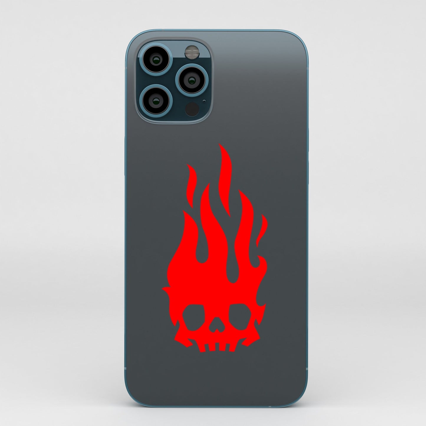 Fire Skull | Waterproof Vinyl decal Sticker