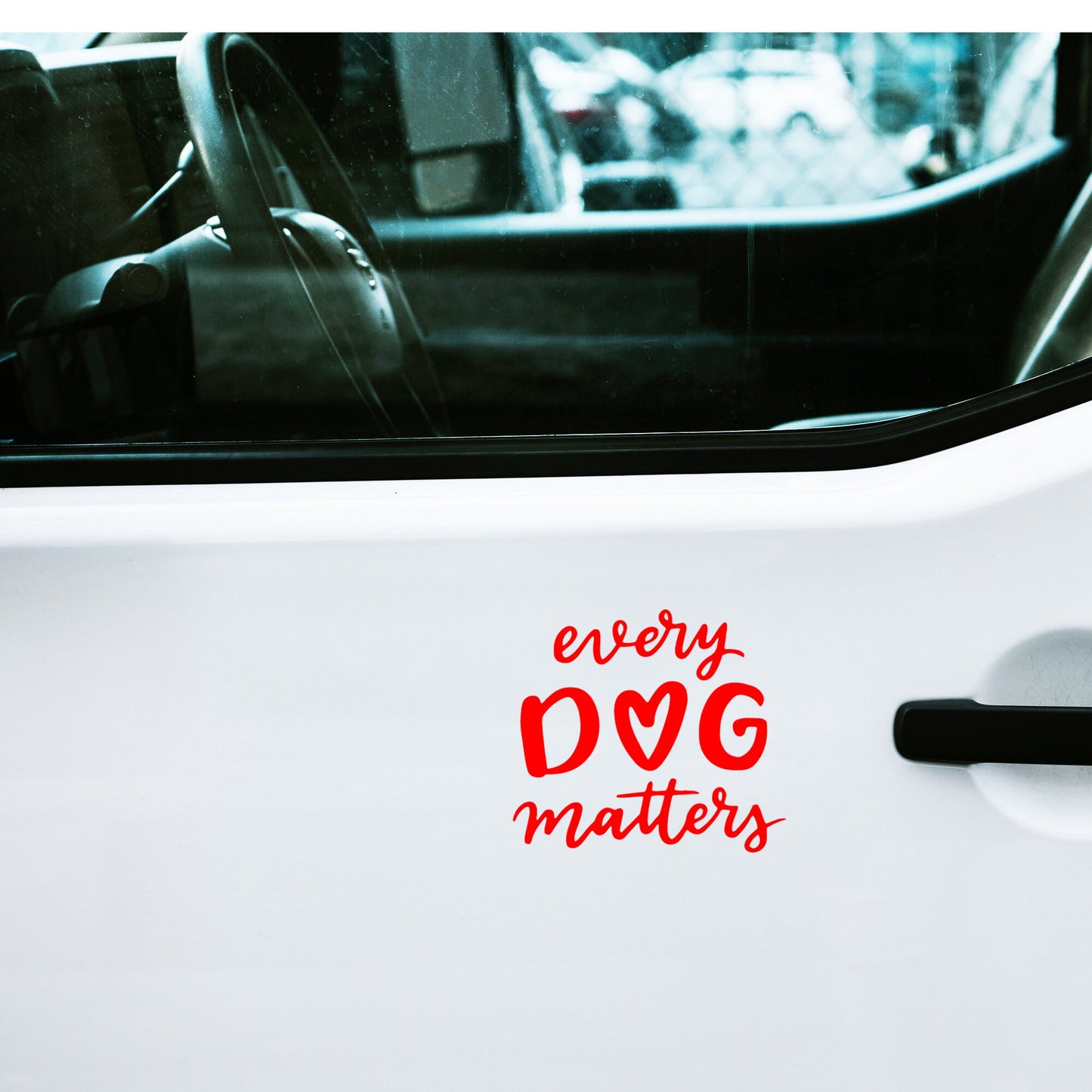 every dog matters decal sticker