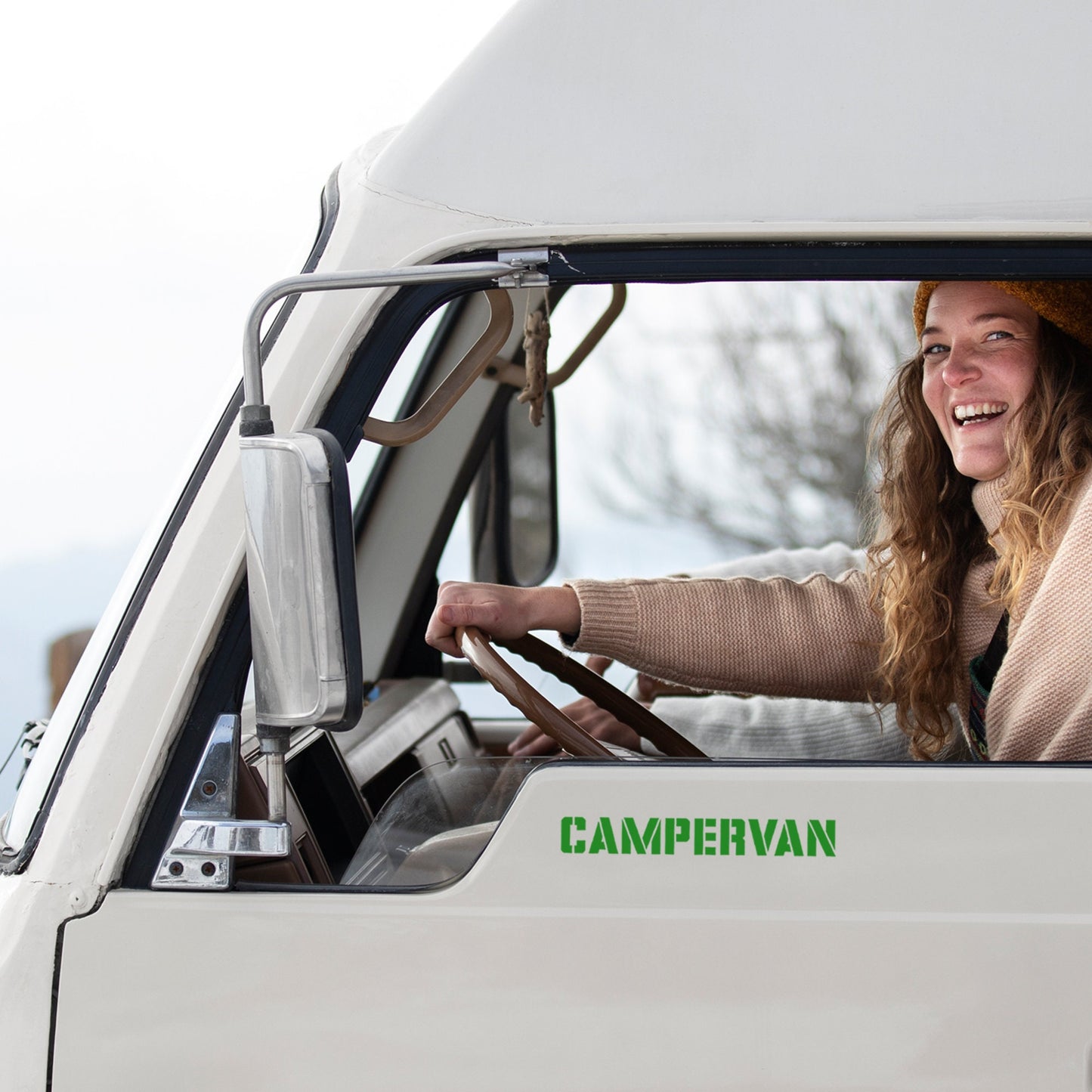 Campervan Camper Van Army Stencil | Waterproof Vinyl Decal