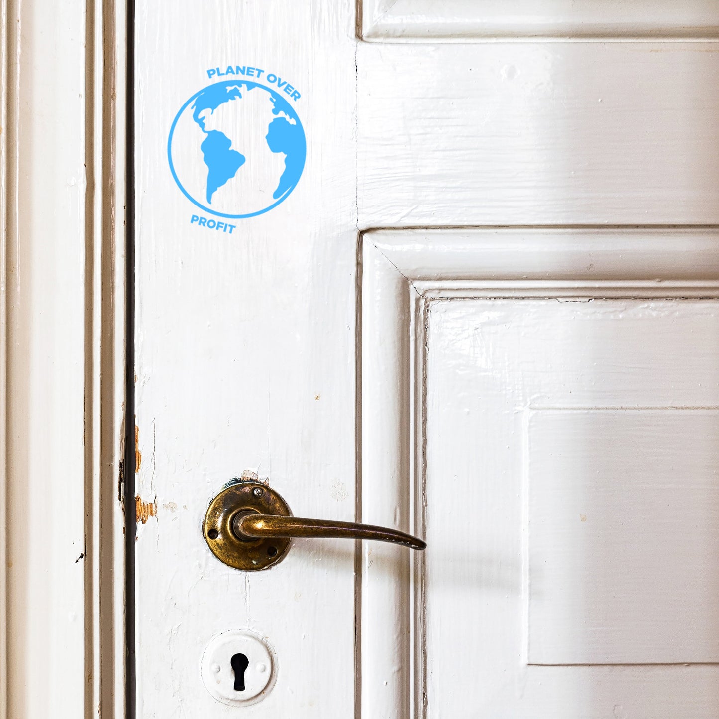 Planet Over Profit | Waterproof Vinyl Decal Sticker