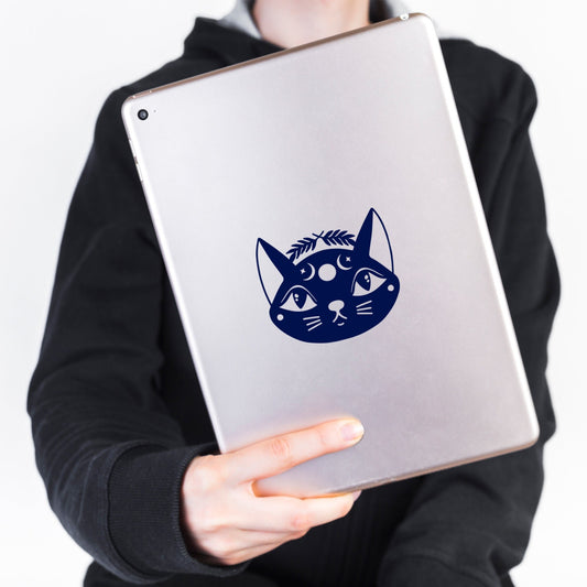 Witches Wicca Cat | Waterproof Vinyl Decal sticker
