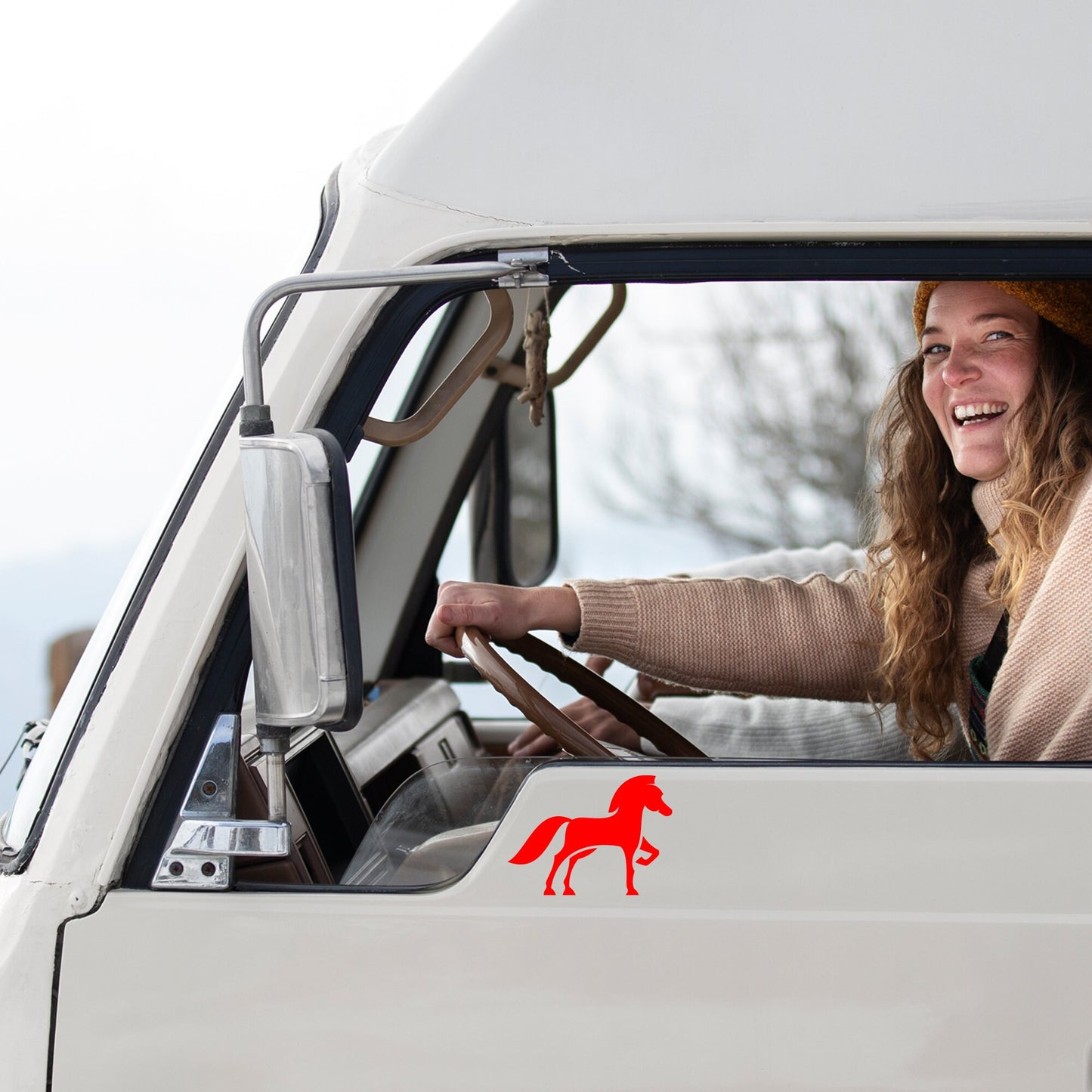 Horse Silhouette | Waterproof vinyl Decal Sticker | 10cm