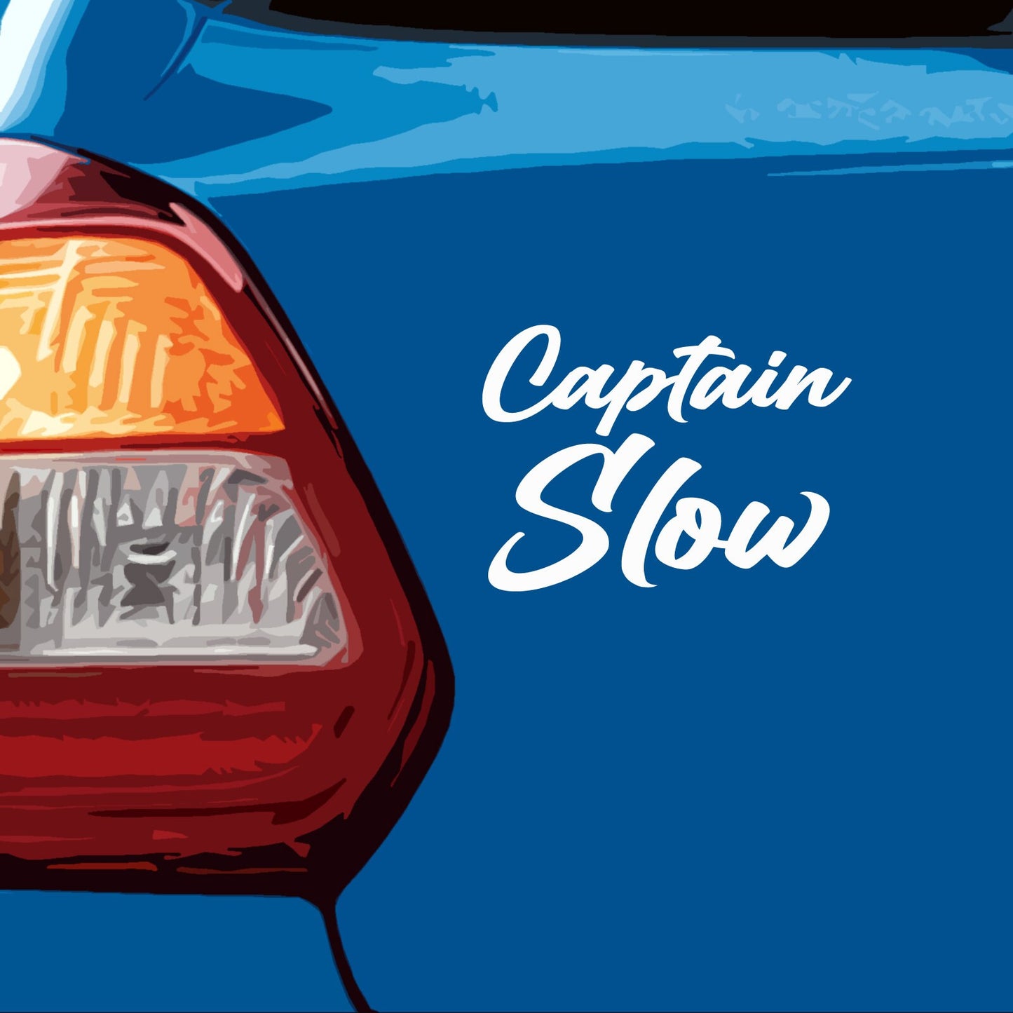 captain slow decal sticker from buy custom things