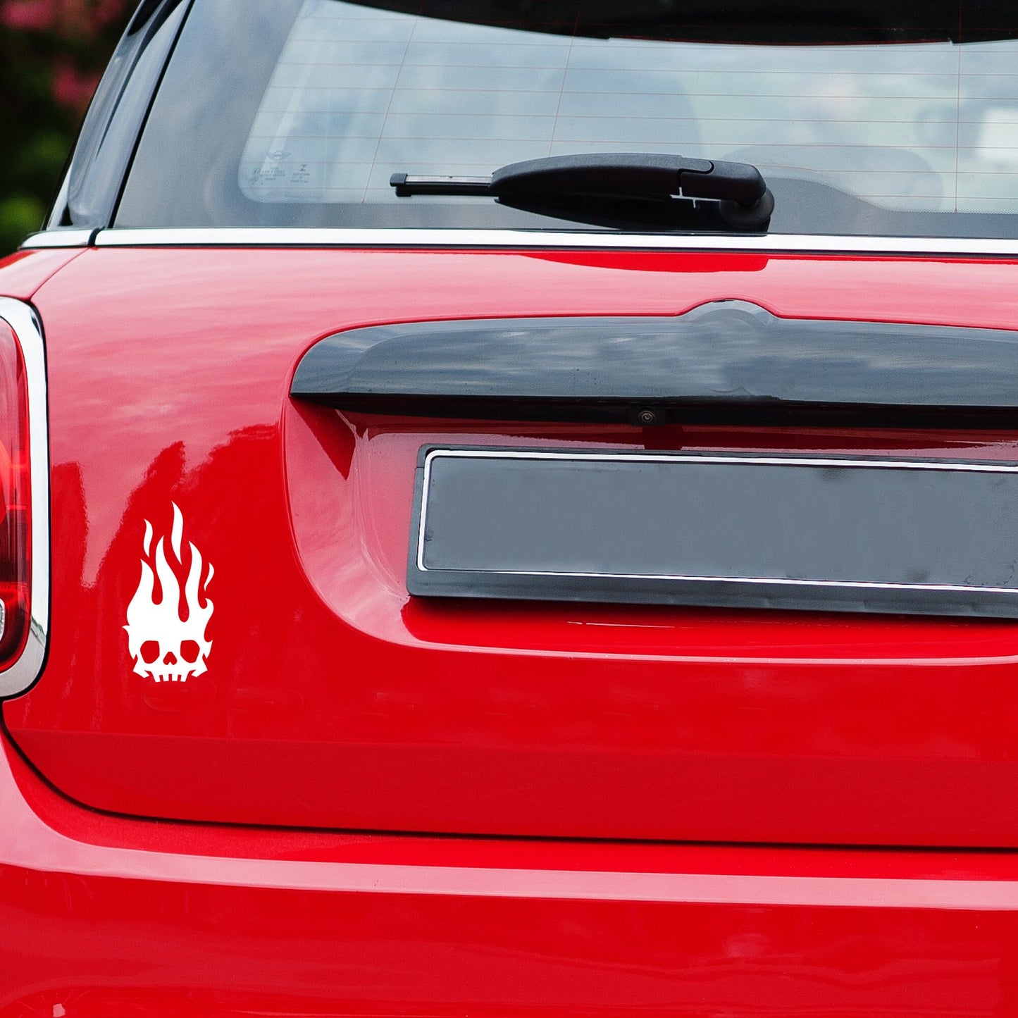 Fire Skull | Waterproof Vinyl decal Sticker
