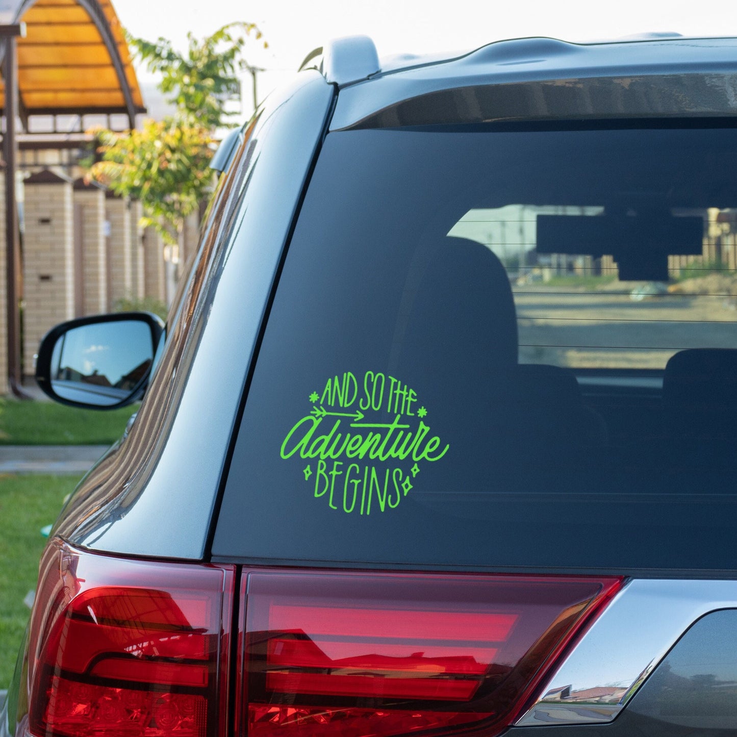 And So the Adventure Begins | Waterproof Vinyl Decal Sticker