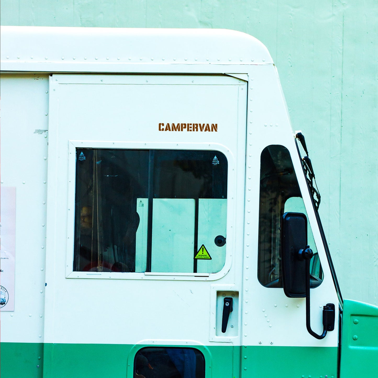 Campervan Camper Van Army Stencil | Waterproof Vinyl Decal
