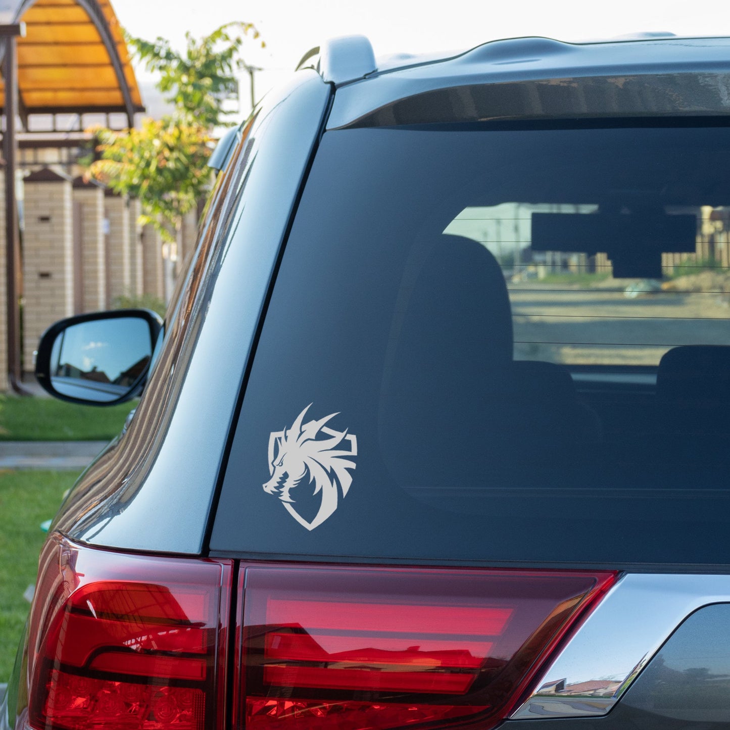 Dragon Shield Logo | waterproof Vinyl decal Sticker