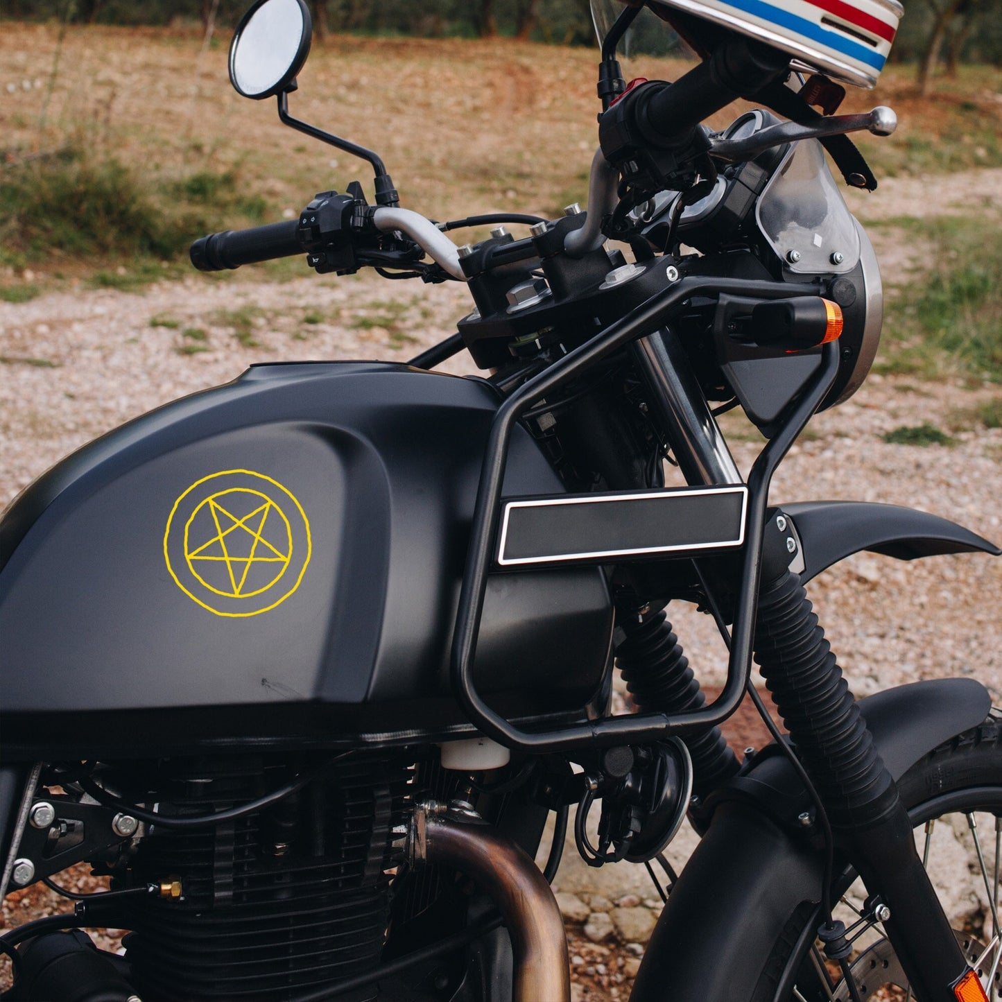 Wicca pentagram waterproof vinyl decal sticker