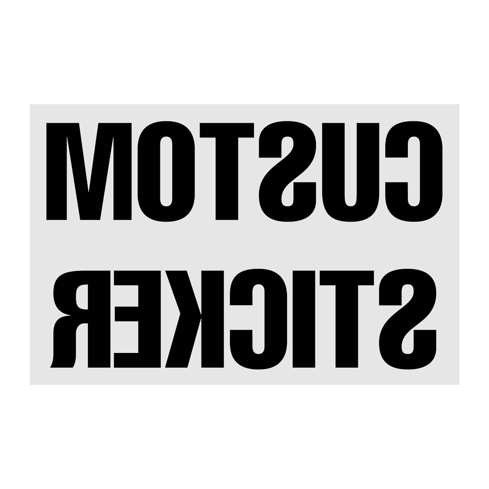 decal instructions step 5: Ready to apply! You should now be left with a clear application tape layer that has all of the decal elements attached to it, and an empty piece of backing paper which you can now discard!