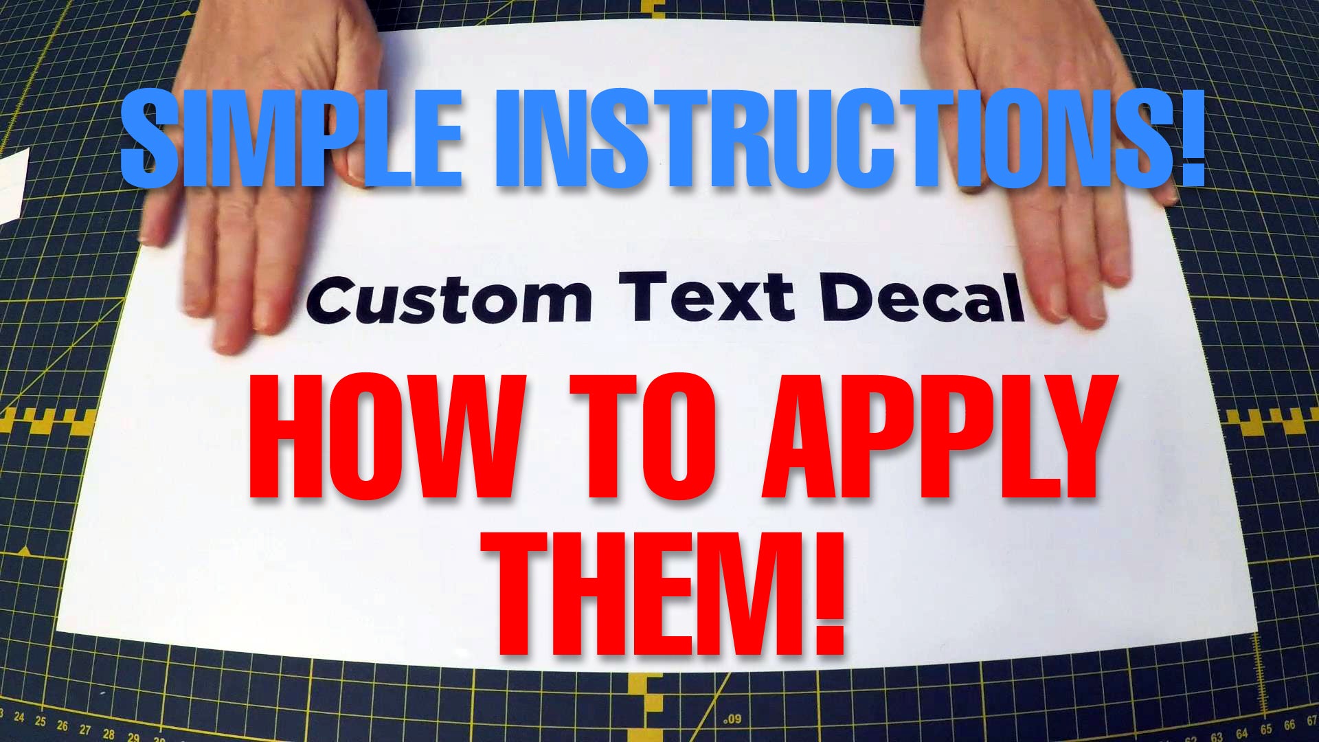 Load video: how to apply custom text decals