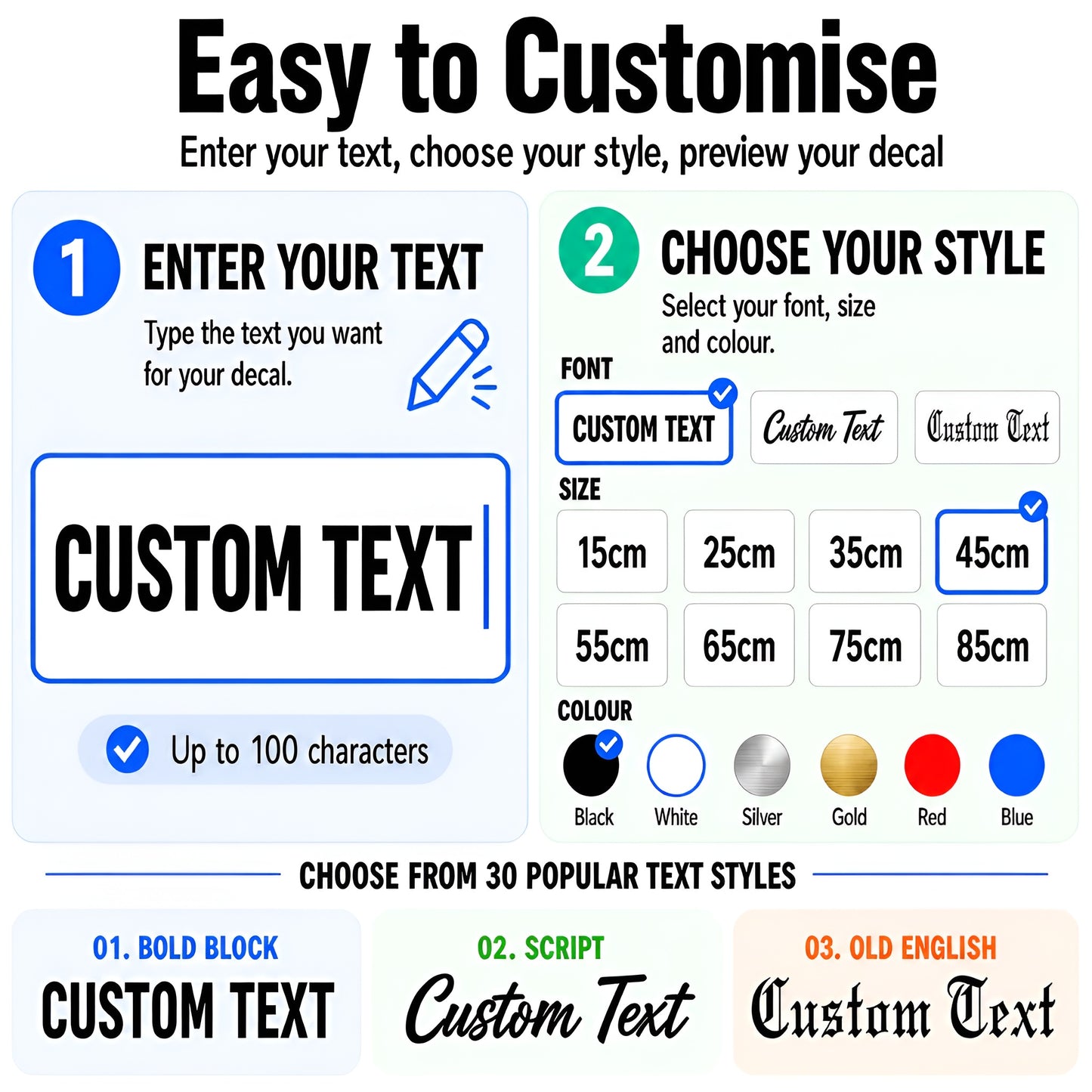 personalised vinyl stickers
