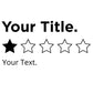 custom review star rating decal sticker