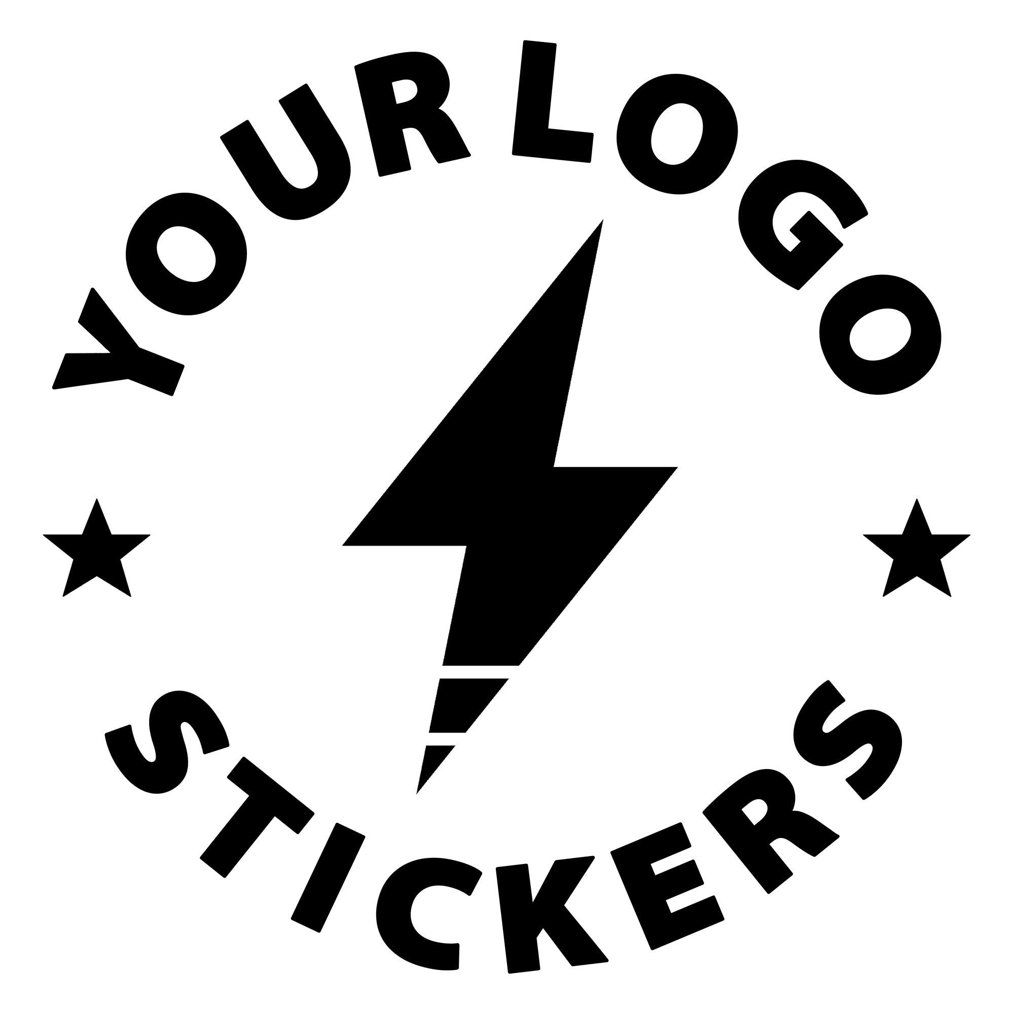 Custom Logo Vinyl Stickers | Contour Cut | 5-7 Years Weatherproof – Buy ...