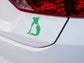 Cat and Dog Silhouette | Waterproof vinyl Decal Sticker