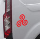 triskelion celtic decal sticker from buy custom thing 